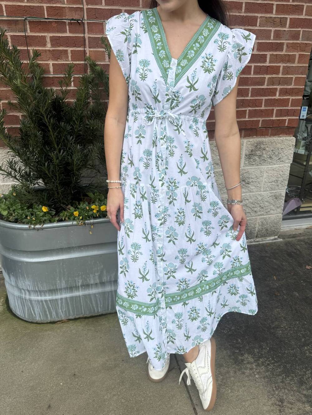 NEW VICTORIA DUNN rosa maxi dress in wildflower